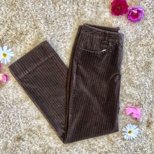 Talbots Velour Striped Slacks